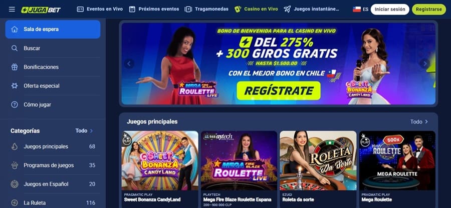 Casino en vivo de Jugabet